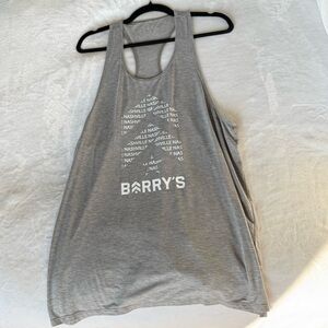 Barry's Bootcamp Gray Tank Top
